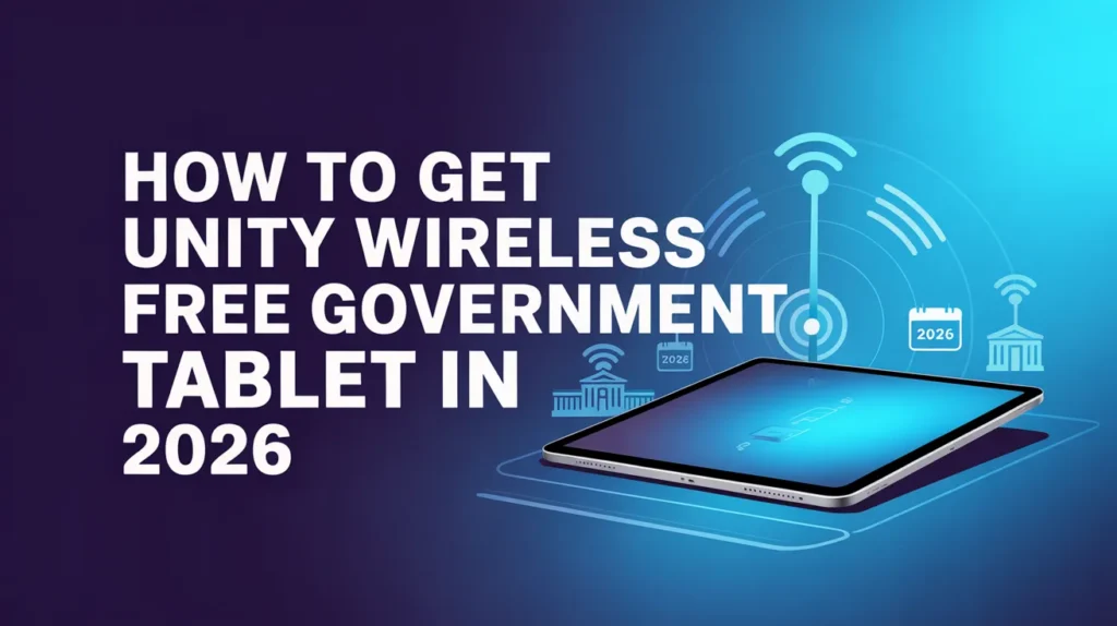 How to Get Unity Wireless Free Government Tablet in 2026