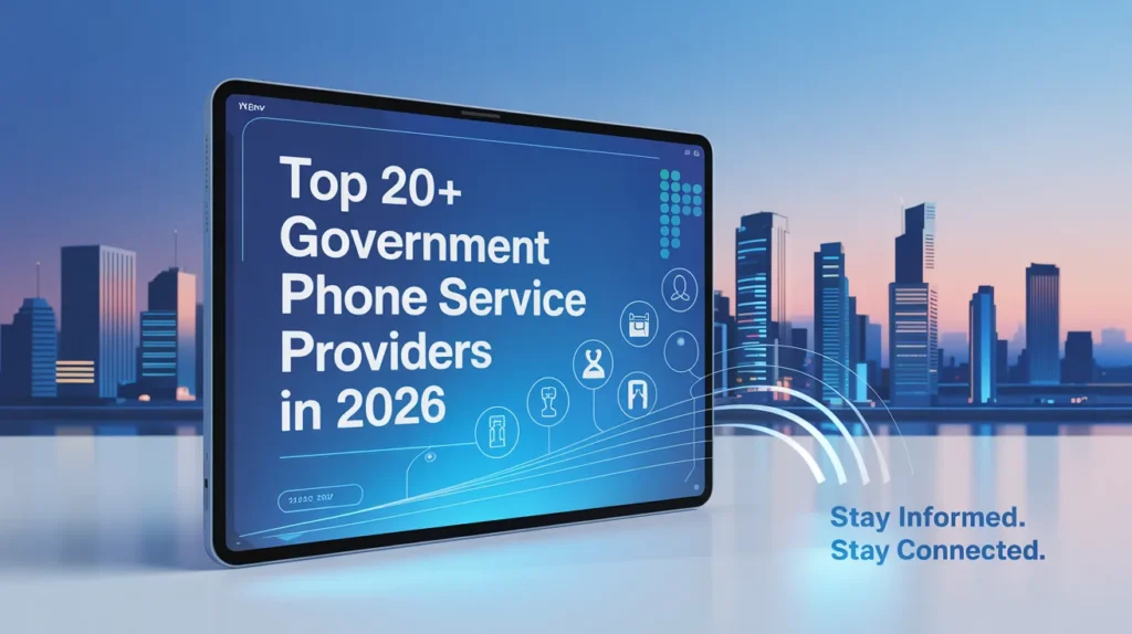 Top 20+ Government Phone Service Providers in 2026