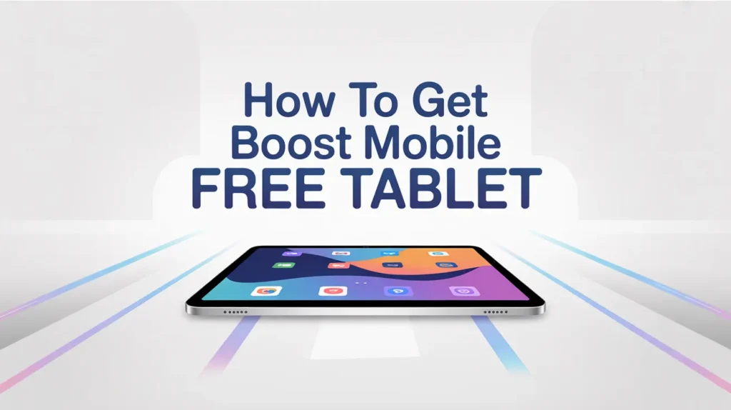 How to Get Boost Mobile Free Tablet